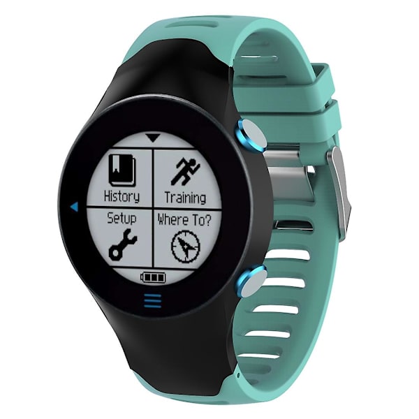 Silikoniranneke Garmin Forerunner 610 -kellolle Mint Green