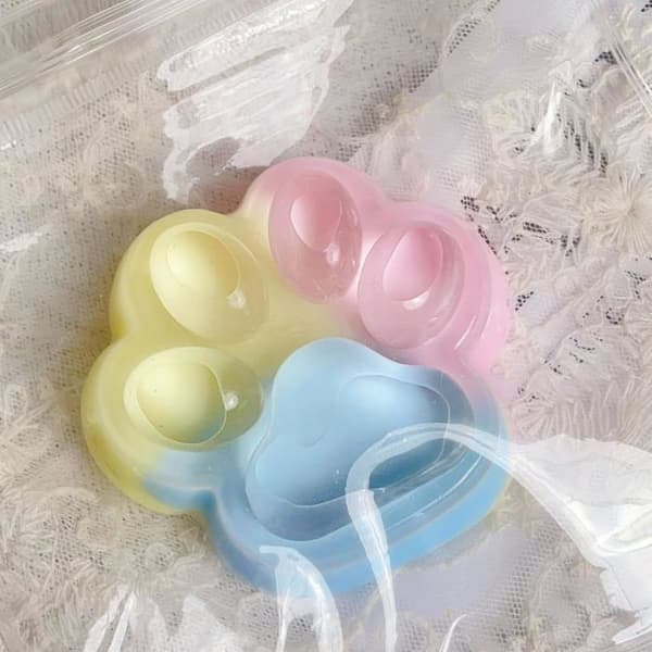 Squishy Stor Kattepote Silikone Stressaflaster Stor Kattepote Kæmpe Squishy Fidget Legetøj