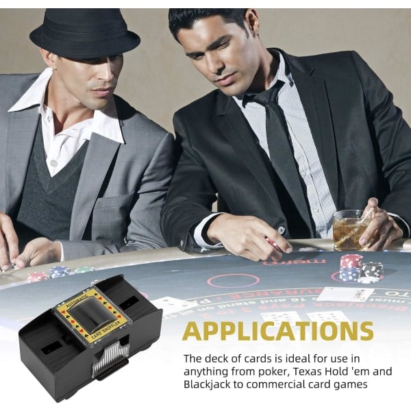 Automatisk kortshuffler, elektronisk kasino pokerspil, batte