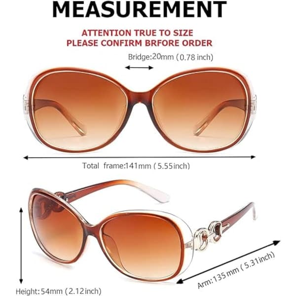Aurinkolasit unisex Vintage Big Frame Ladies Shades UV400 Aurinkolasit A