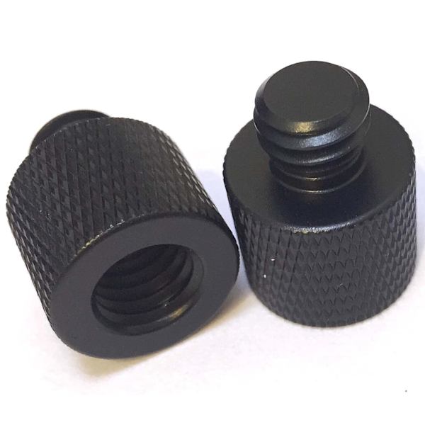 2x W1 3/8 hane till 3/8 hona 21mm digitalkamera stativ skruvadapter plattform blixtfäste ljus varm sko skjuta om sändningsbasanslutning