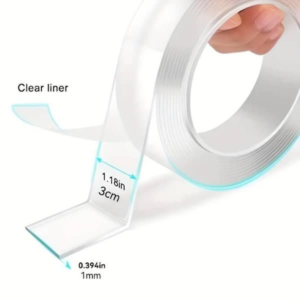 3M Dobbeltklæbende Nano Tape Genanvendelig