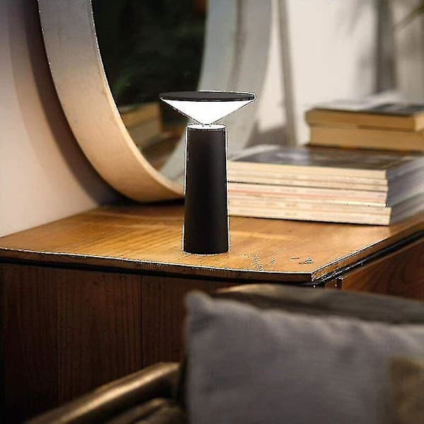 Trådløs LED bordlampe, USB genopladelig bordlampe