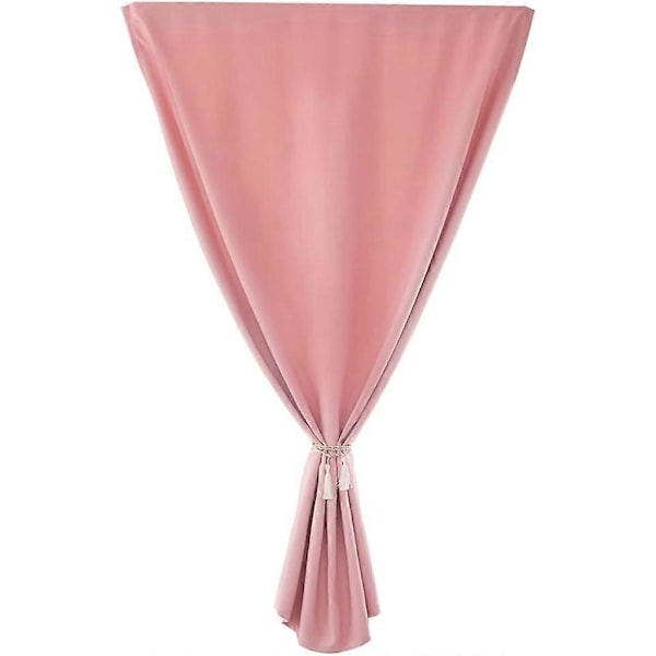 Dobbeltsidig mørkleggingsgardin med borrelås for stue og soverom Pink Width 0.9 x Height 1.2m