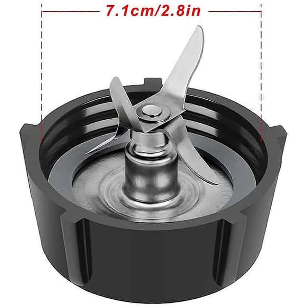 Ersättningsdelar för Blender, isblad med burkbaslock och O-ring tätningspackningstillbehör