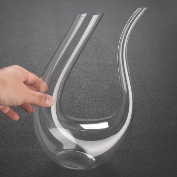 Krystall U-formet vinkaraffel gaveeske Swan karaffel