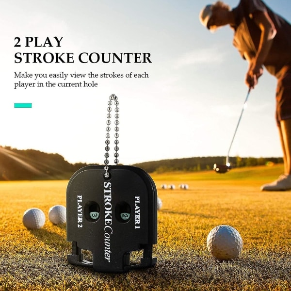 Hold Score: Slagtæller Golf Scoreindikator til 2 spillere