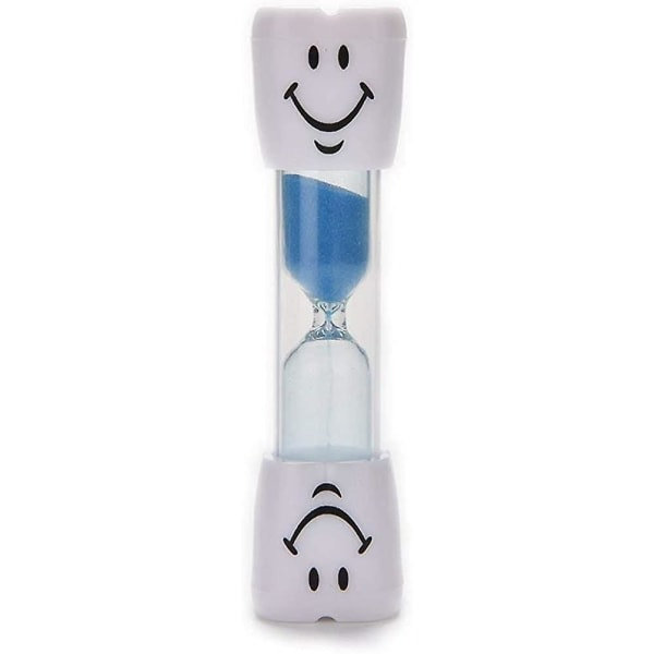 3-pak børnetandbørstetimer, 2 minutters smiley timeglas, timeglas