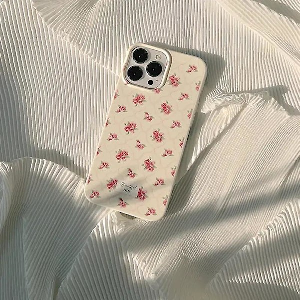 Vakkert blomstermobildeksel for iPhone 15 14 13 12 11 Pro Max XS X XR 7 8 Plus SE2022 Myk silikon