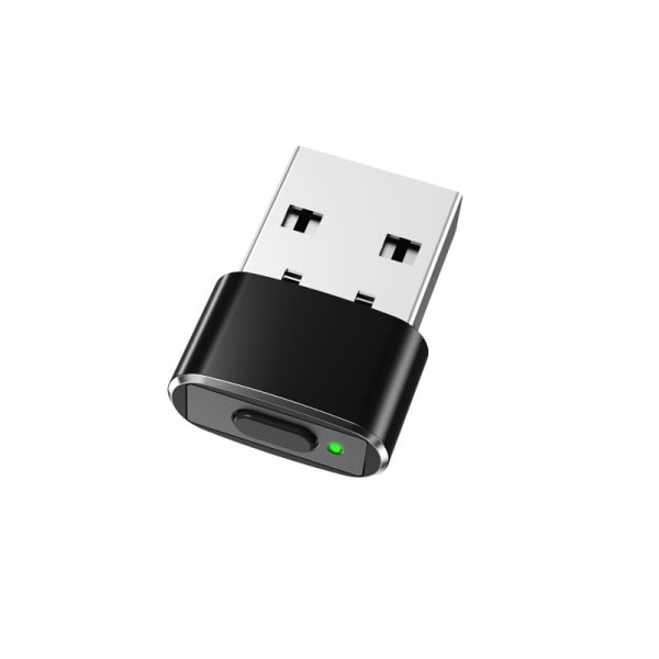 Uopdagelig mus jiggler automatisk flytter USB-port shaker Black