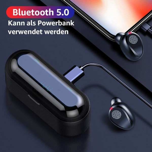 In-ear hörlurar, för Samsung Android Iphone trådlösa hörlurar