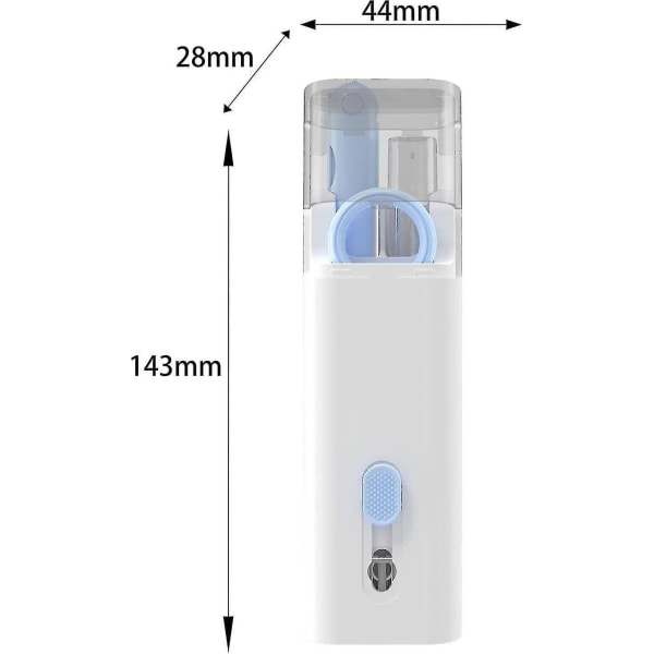 7-in-1 Electronics Cleaner Kit - Näppäimistön puhdistussarja Kannettava monitoiminen puhdistustyökalu PC-näytölle/kuulokkeille/matkapuhelimelle/kannettavalle/tietokoneelle/bluetoon