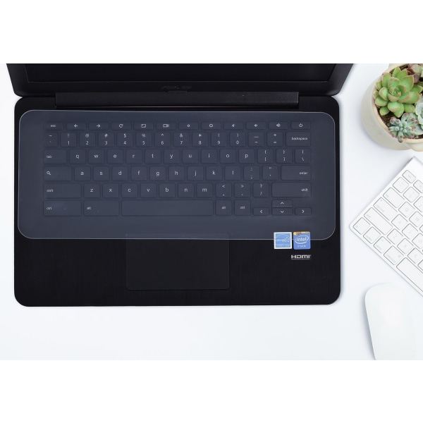 Universalt silikontastaturdeksel for 13" 13,3" 14" bærbar PC, Anti-støv Vanntett, klar tastaturbeskytterhud