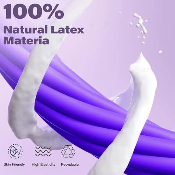 Multifunktionelt modstandsbånd, modstandsbånd til fitness, 4 højkvalitets latex elastiske rør