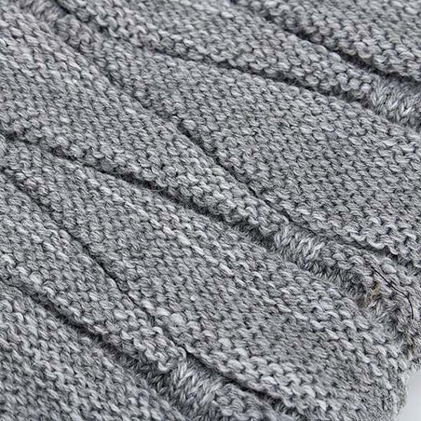 Vinterhue til mænd - varm strikket lang slouch beanie hue med termisk blødt fleecefor