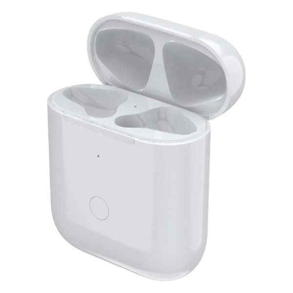 Trådløst etui erstatning for Airpods 1 2 Etui for AirPod 1/2 generasjon, støtter Bluetooth-paring