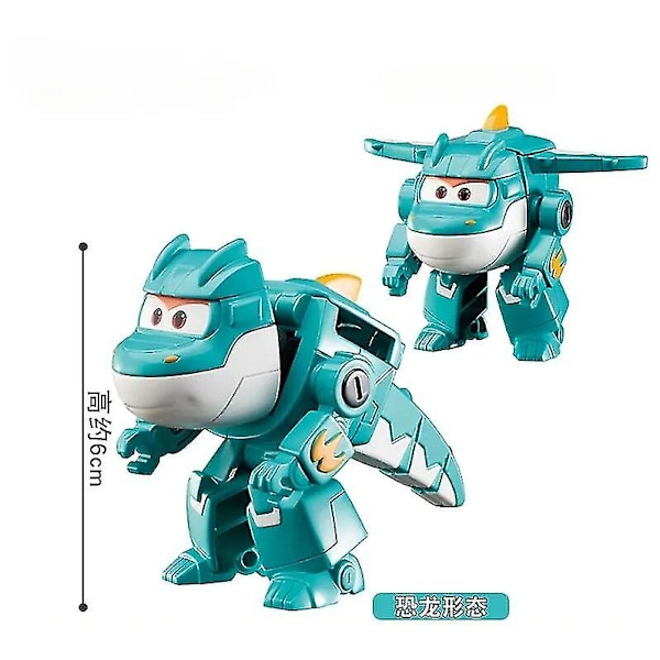 Super Wings Action Figures 2\" Mini Muuntavat Lentävät Robotti Jett Dizzy Dino Muuntumismalli Leikkikalut Lapsille Lahjoiksi Tino