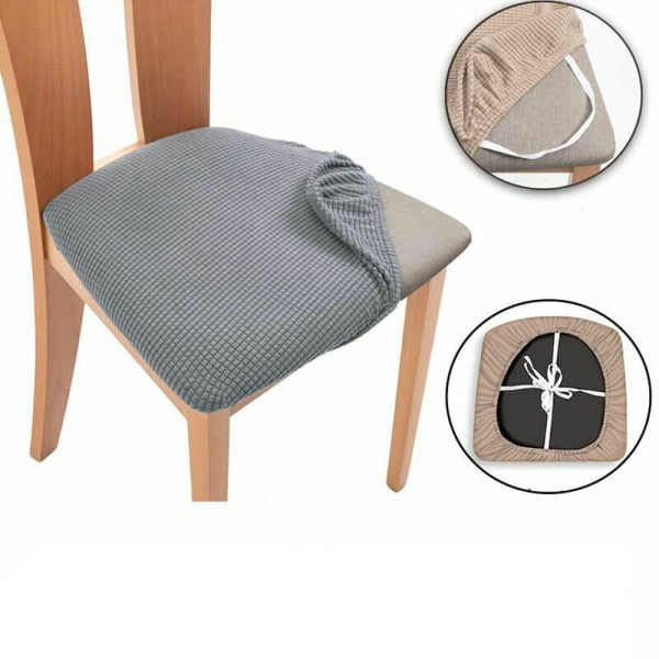 2 st stolskydd Light gray 2PCS