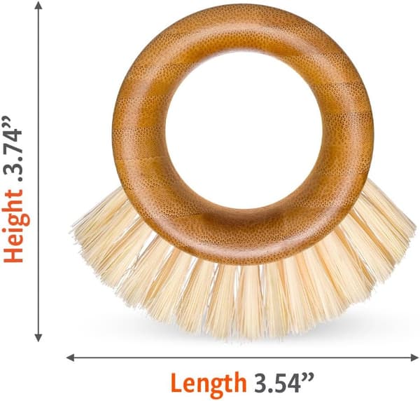 Vihannesharja, bambu, beige, pieni