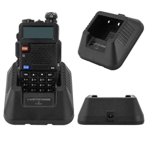 Baofeng USB billader for UV-5R DM-5R Plus Walkie-Talkie (EU-plugg)