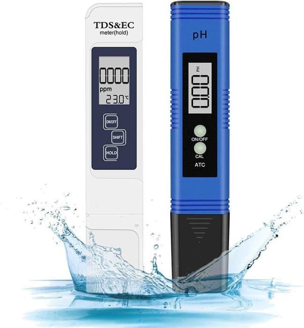 pH-måler, Eletorot 4 i 1 pH-tester til swimmingpool, elektronisk pH-måler, TDS-vandkvalitetsmåler og pH-test
