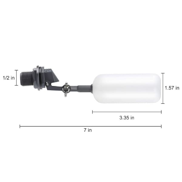 2 st Flytbollsventil Vattentank Filter Tank Luftfuktare