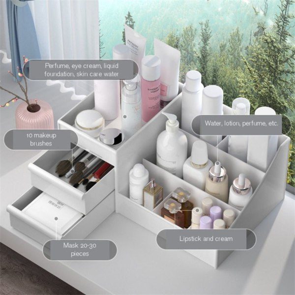 Makeup Organizer Skrivebords Organizer