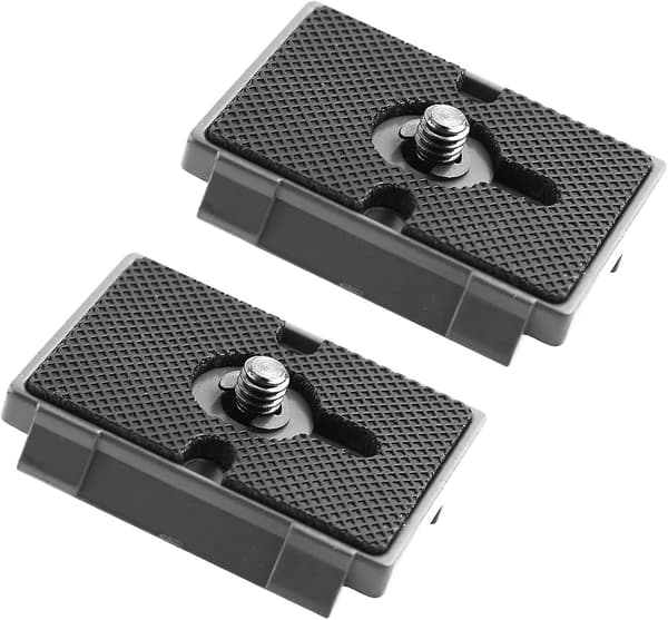 2 stk. Quick Release Plade Stativ Kamera Til Manfrotto Monteringsplade 200pl-14 Rc2 Kameraer Stativhoved