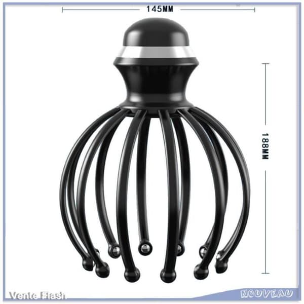 Hovedmassageklo, Elektrisk hovedmassager med vibration
