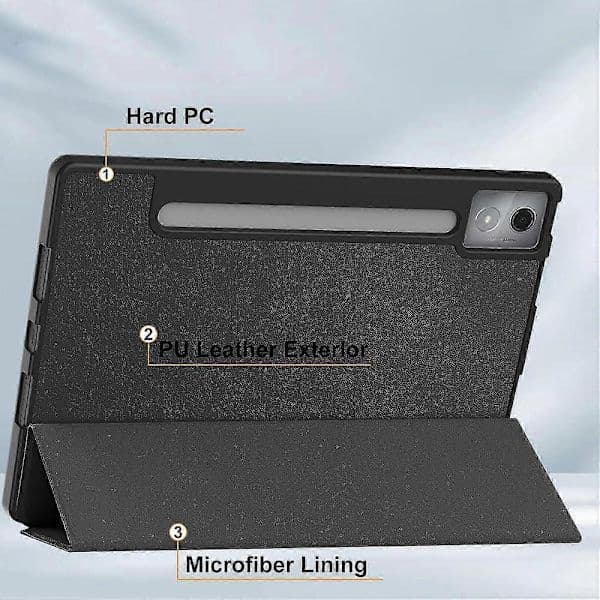 2026 Lenovo Idea Tab Pro 12.7 deksel med pennholder, flervinklet stativdeksel