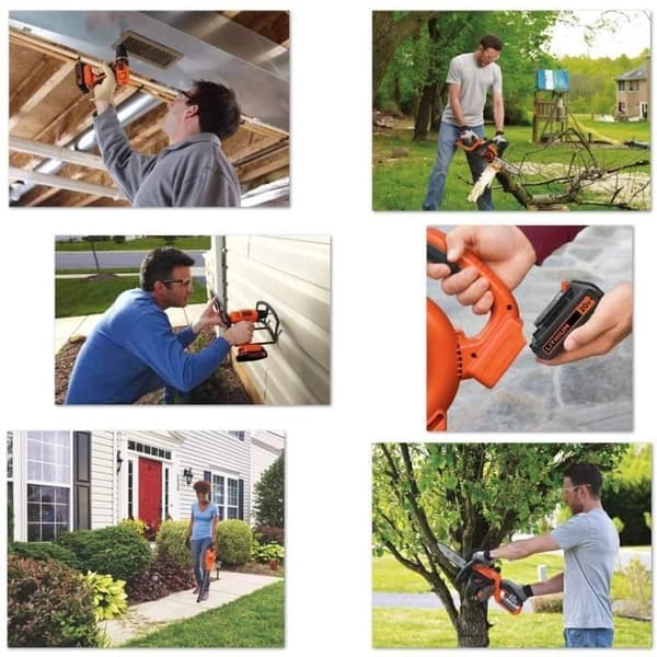 Batteriladdare - Black & Decker - LCS1620 - 20V Litiumjon - AC100-240V - 500 mA
