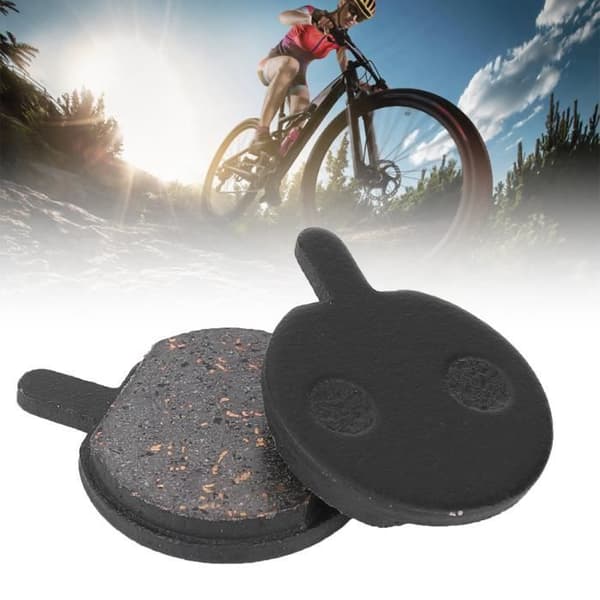 Qiilu 5 par L-02 sorte holdbare lydløse cykel skivebremseklodser i harpiks til mountainbikes