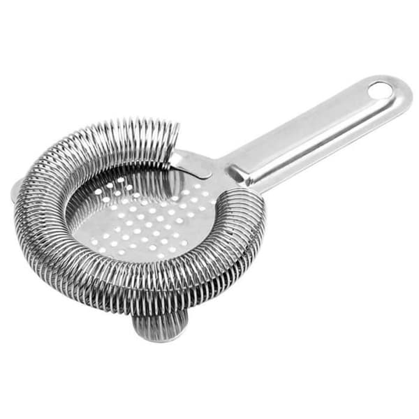 Cocktail sil - rustfritt stål - kryssformet - finmasket - barkverktøy - 84g