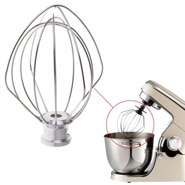 Visp i rustfritt stål 304 for 5K45SS KSM150 elektrisk visp