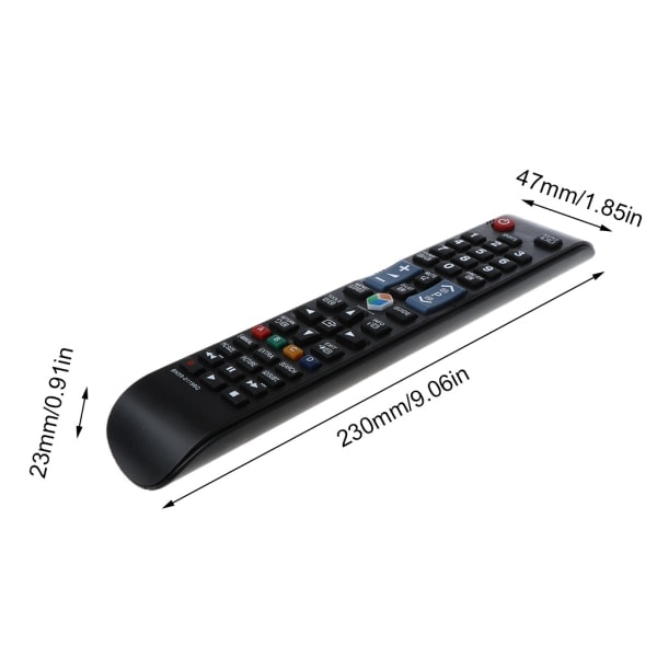 BN59-01198Q Fjärrkontrollersättning för Smart LED 3D TV Fjärrkontroll för BN59-01198X BN59-01198A