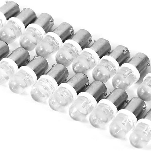 20 stk T11 T4W LED-pærer hvite BA9S H6W 1895 Bil LED hvite dashbordlampe KLB