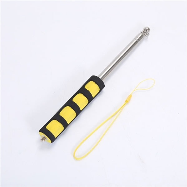 1.2M/1.4M/1.6M/2M Teleskooppinen lipputanko Opaslipputanko Yellow