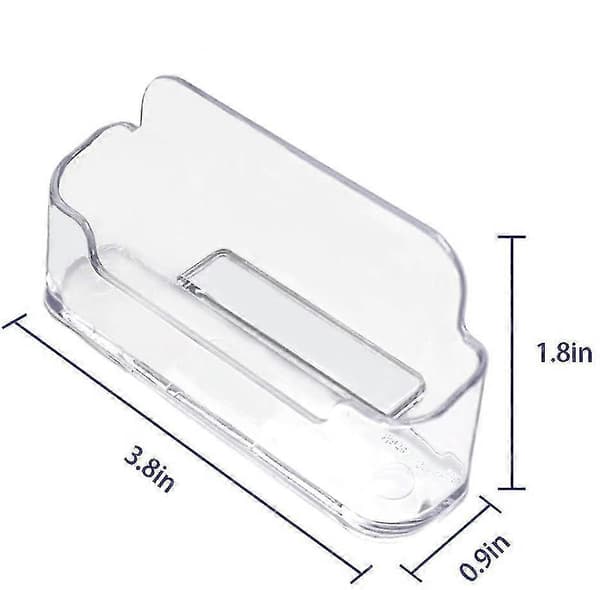 4-pack Klar Plast Visitkortshållare, Akryl Visitkortshållare
