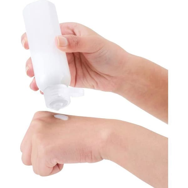 100 ml dispenserflasker - Klare plastflasker - Lufttette flasker - PET-materiale