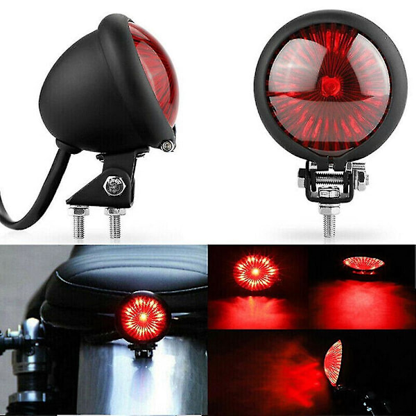Motorcykel Baglygte LED Bagbremselampe Til Cruiser Cafe Racer