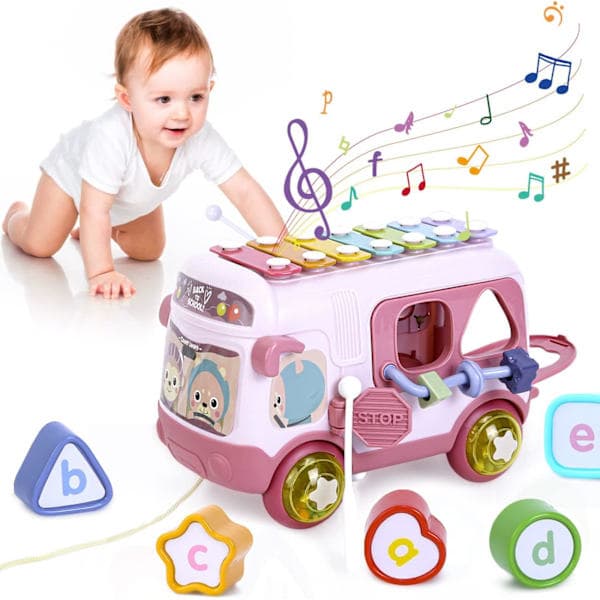 Babyleksaker 12 18 Månader Musikleksaker för Bebisar för 1 År Gamla Flickor, Se