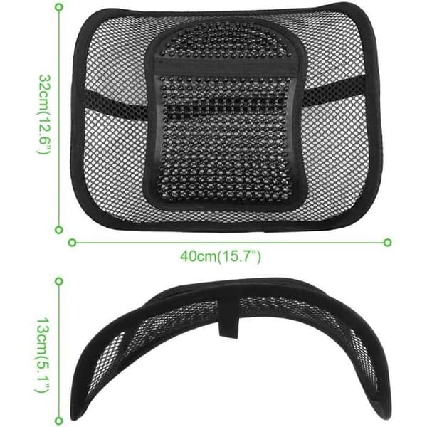 Lændestøtte - Universal - 2 stk. - Ergonomisk - Mesh - Massage