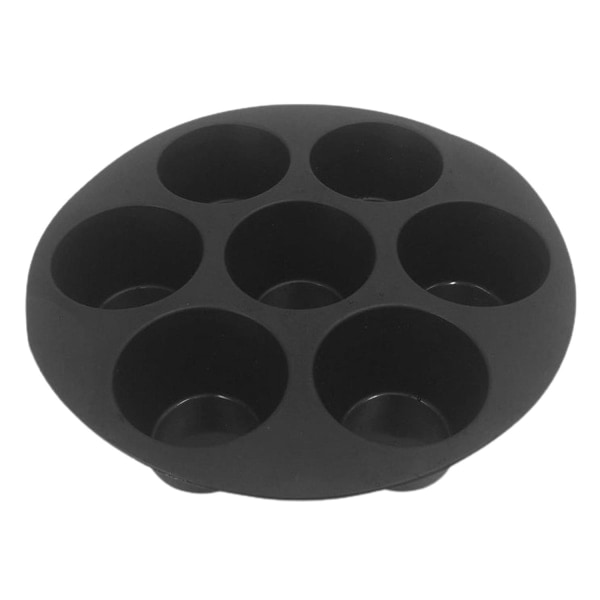Airfryerin mold - Täydellinen 7 muffinsille! Musta