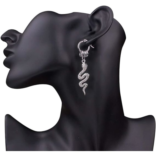 20 st Alloy Snake Charms Antik Metall Snake Charm Ormformade hängen