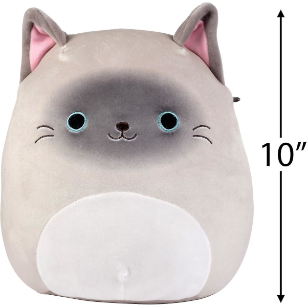 10" Felton The Siamese Cat - Offisielt lisensiert Kellytoy Plysj - Samlerobjekt Myk Squishy Kitty utstoppet dyreleke - 10 tommer