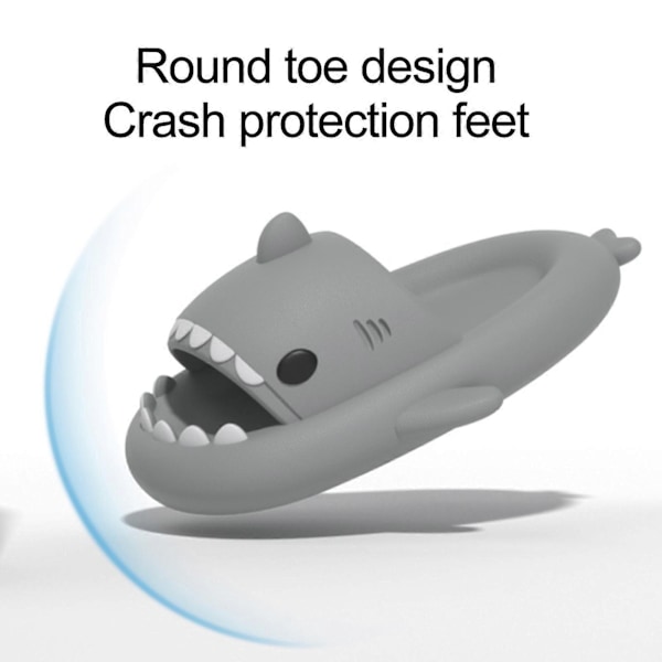 Haj Slides Barn Vuxen Kvinnor Män Hajtofflor - Cloud Shark Slide Strand Sandaler Unisex Kudde Hustomte, 100% Nya light green 38-39
