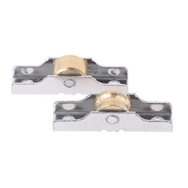 10mm 4stk Rustfrit Stål Vindue Trisse Skydedør Rulle Løber Hjul Spor Trisse Lydløs Hjul Spor Trisse Møbler