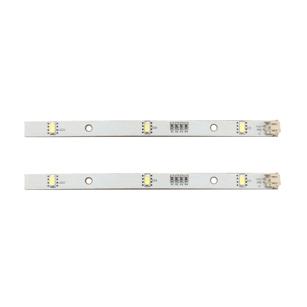 2x LED-list för Rongsheng Hisense Logic Kylskåp Frys Mddz-162a 1629348