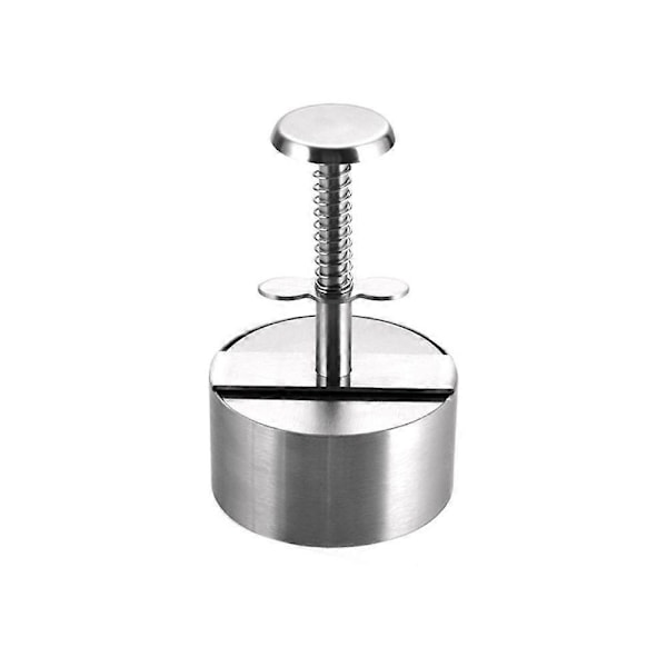 Burgerpress Rostfritt Stål Patty Maker Hamburgerpress för Perfekta Biffar Lättanvänd Burger Biffmaskin för Hemmagjorda Hamburgare M