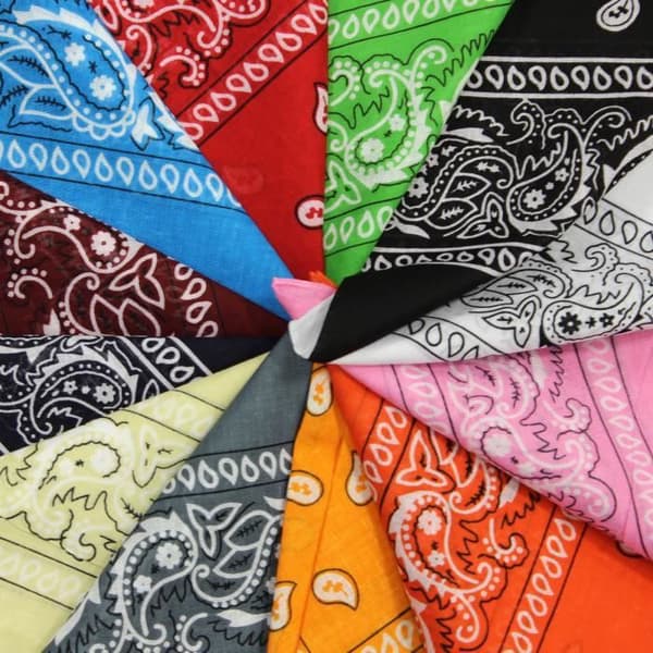 12 Fargerike Mønstrete Skjerf Hodebånd Bandanas